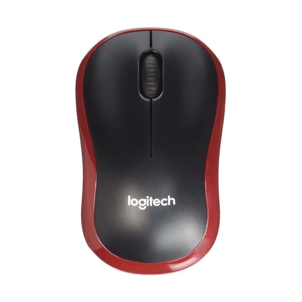 LOGITECH M185 KABLOSUZ MOUSE KIRMIZI