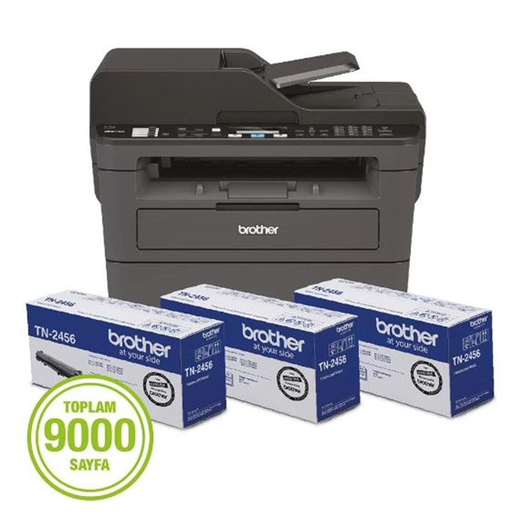 BROTHER MFC-L2716DW-3TONER MONO LAZER FOT/FAX