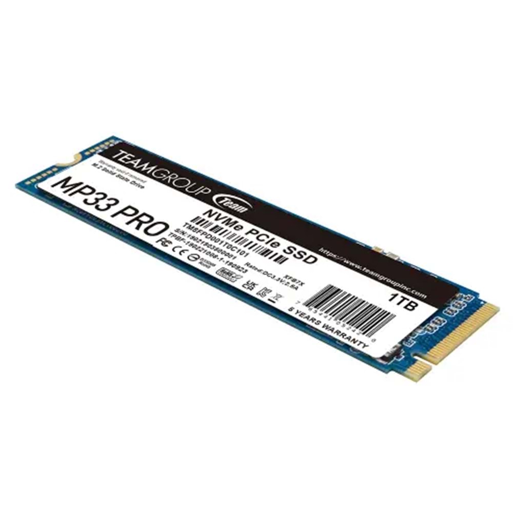 TEAM MP33 PRO 1TB 3500/3000MB/s NVMe PCIe GEN3x4 M.2 SSD DISC