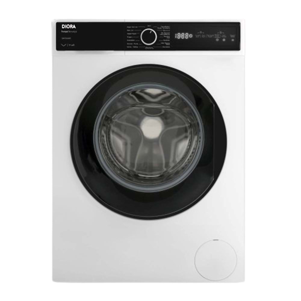 DIORA DWM-INV 900W 9 KG 1000 DEVİR INVERTER ÇAMAŞIR MAKİNESİ