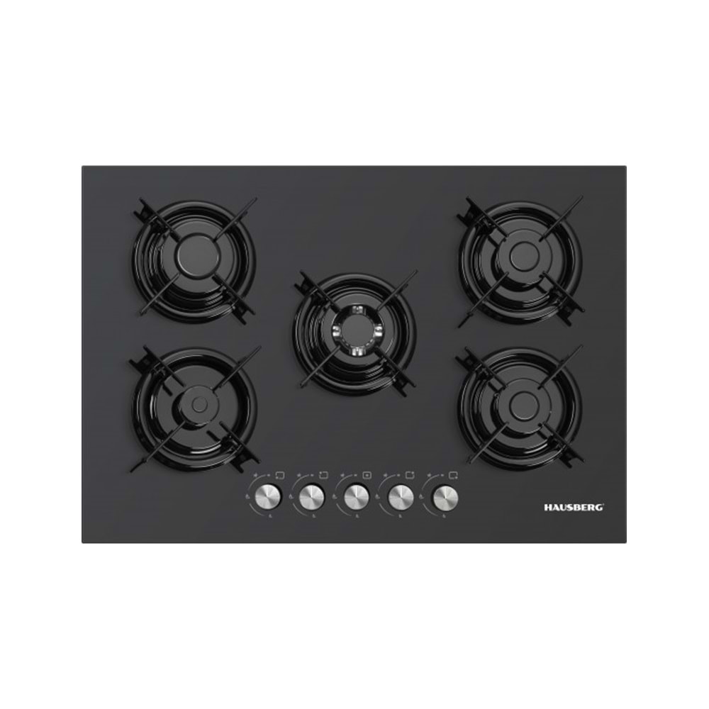 HAUSBERG HB-565 5 Lİ CAM OCAK