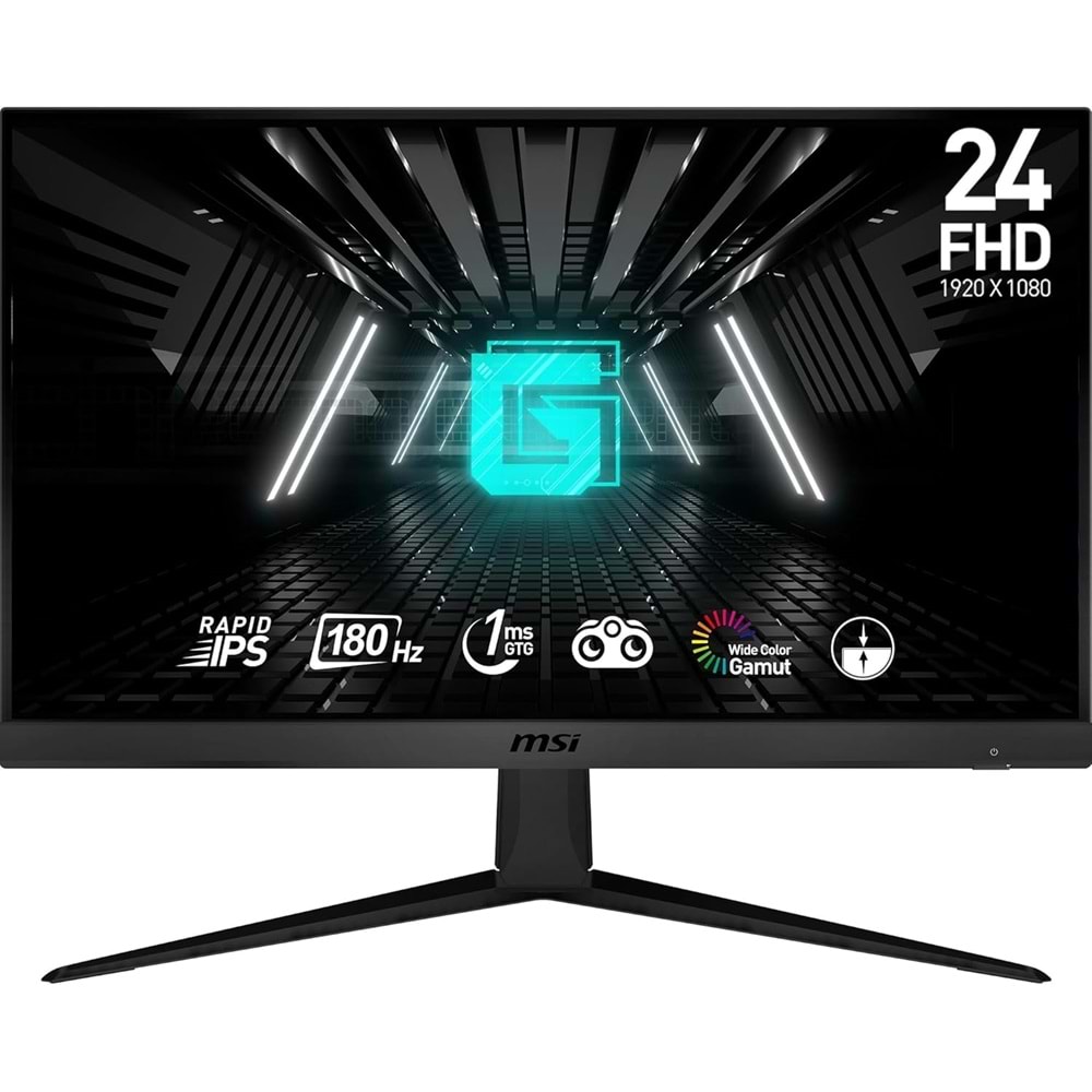 MSI 23.8 INCH G2412F 1920X1080 (FHD) 16:9 FLAT RAPID IPS 180 Hz 1MS
