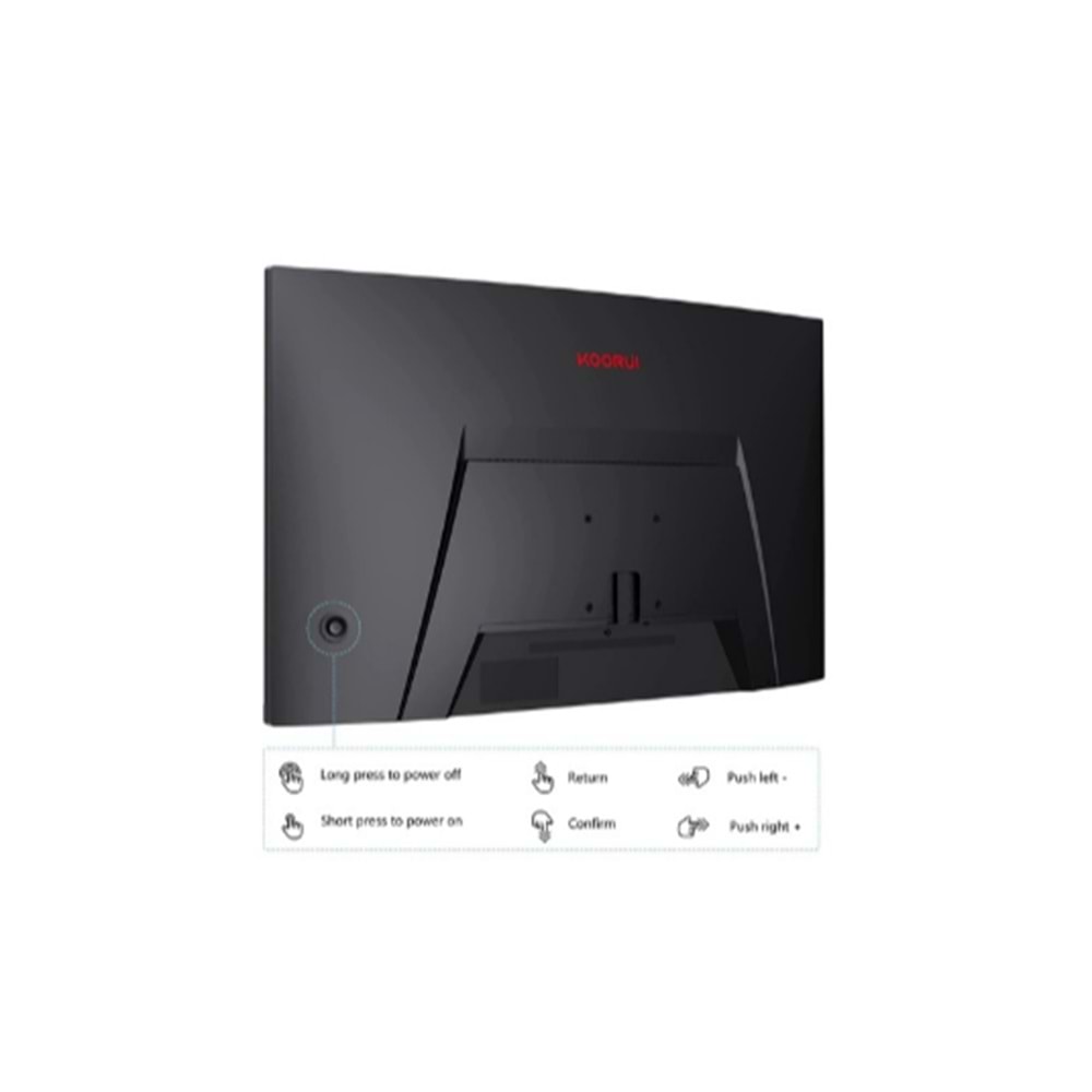 KOORUI 27 INCH 27E6QC CURVED 144Hz GAMING MONITOR 1MS 2K