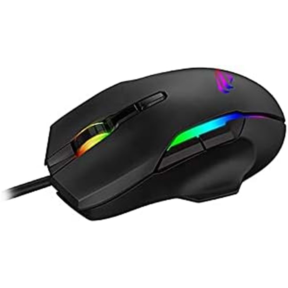 GAMENOTE MS1012A WIRED RGB GAMING MOUSE BLACK