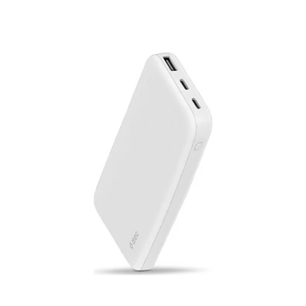 TTEC 10.000 mAh CHARGE UP POWEBANK WHITE