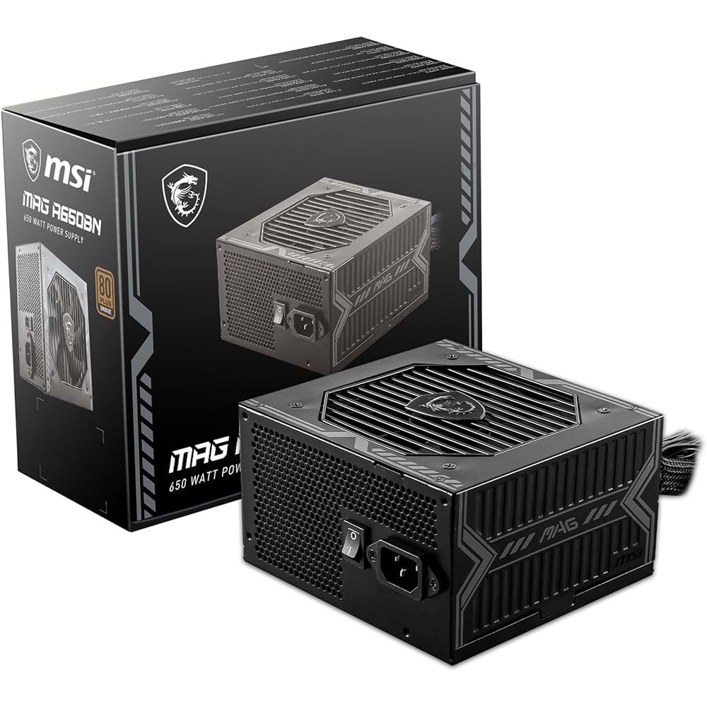 MSI MAG A650BN 650W 80+ BRONZE POWER SUPPLY