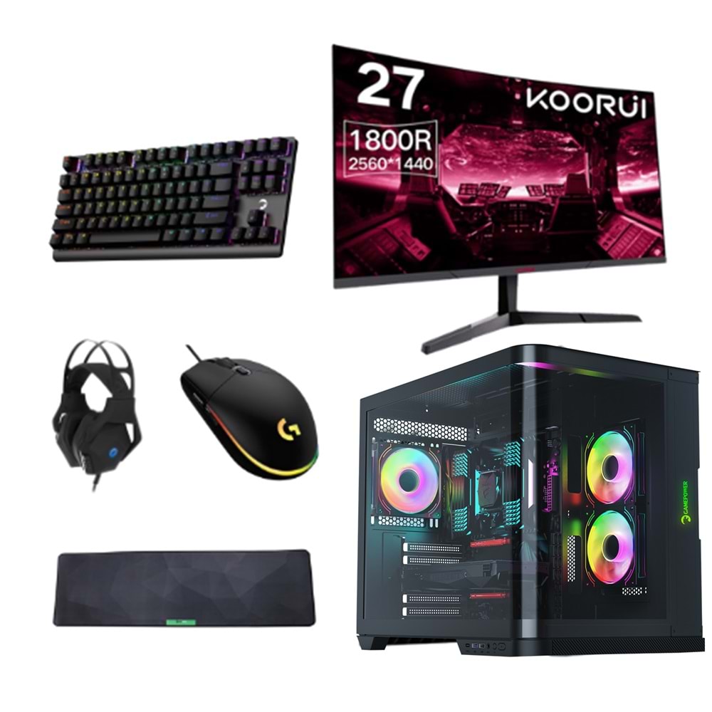 LANSMAN GAMING BUNDLE AMD RYZEN7-9700X 32 GB DDR5 RAM 12GB RTX5070 1TB SSD 750W