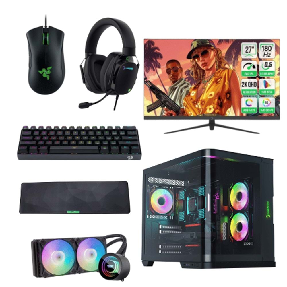 LANSMAN GAMING BUNDLE CORE i7-12700KF 32 GB DDR5 RAM 16GB RTX5070Ti 1TB SSD 850W