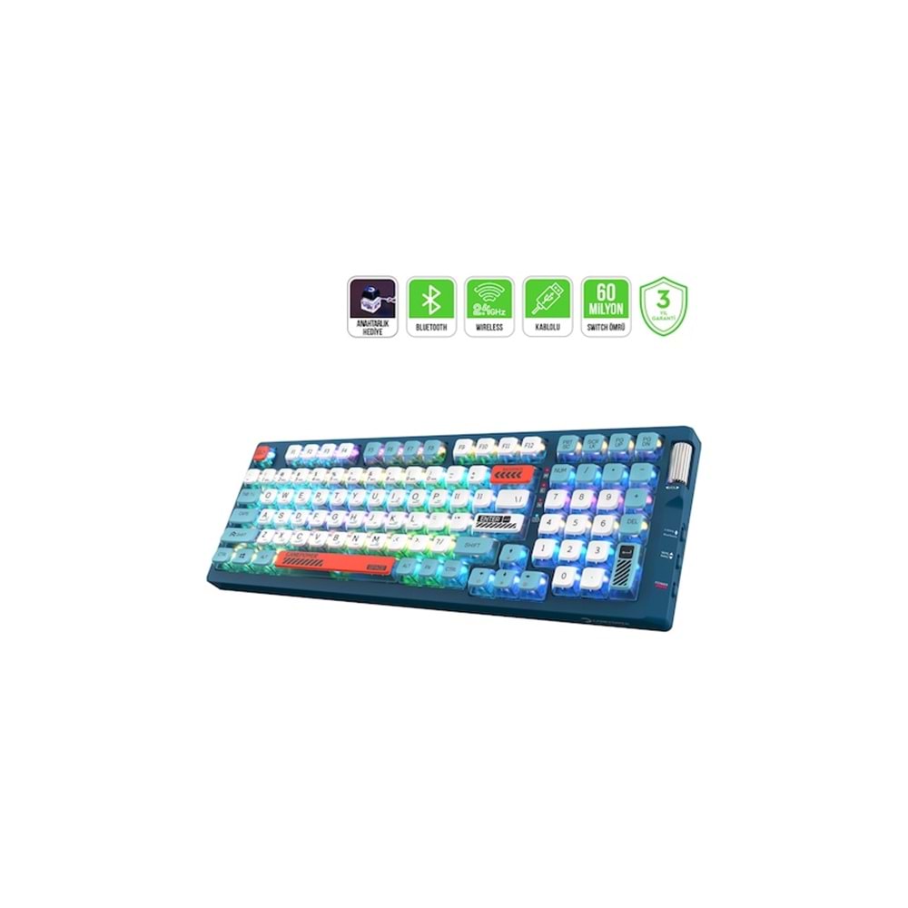 GAMEPOWER SENSE RGB RED SWITCH MEKANIK KLAVYE