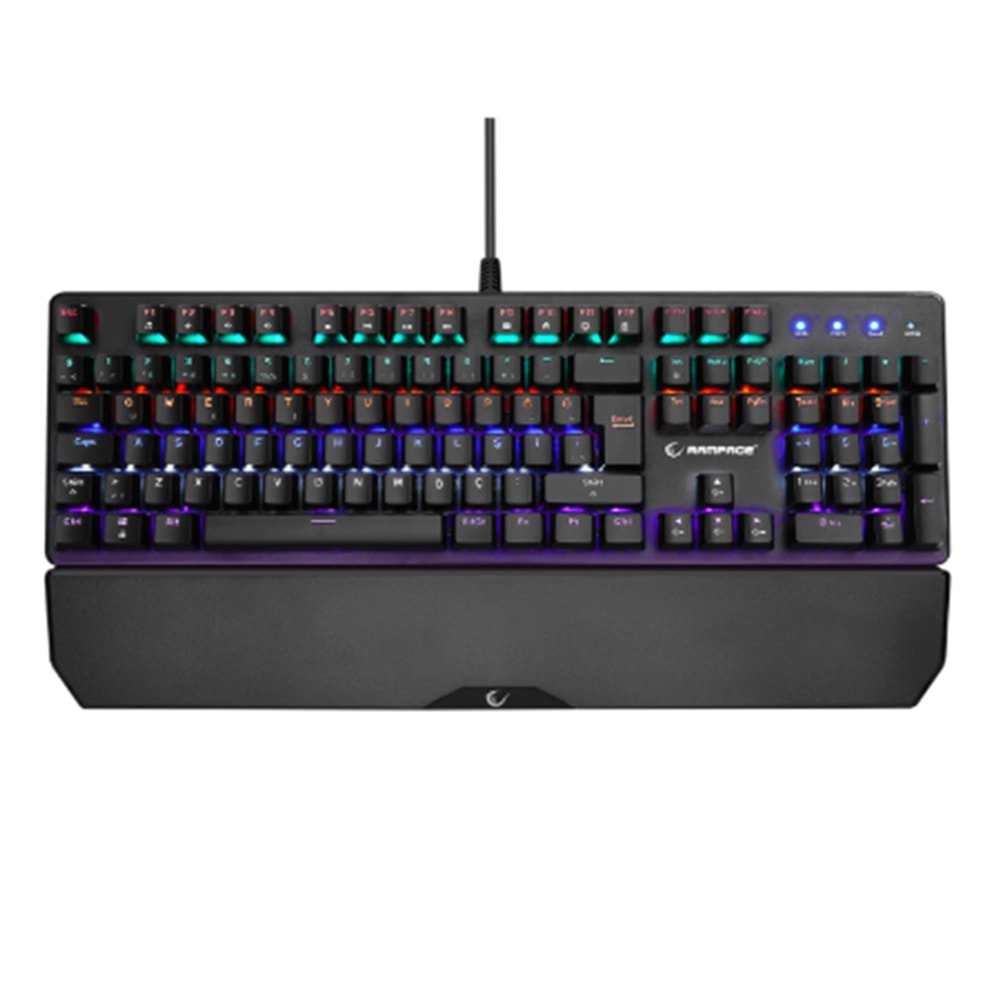 RAMPAGE KB-R86 UMBRA RED SWITCH MECHANICAL KEYBOARD
