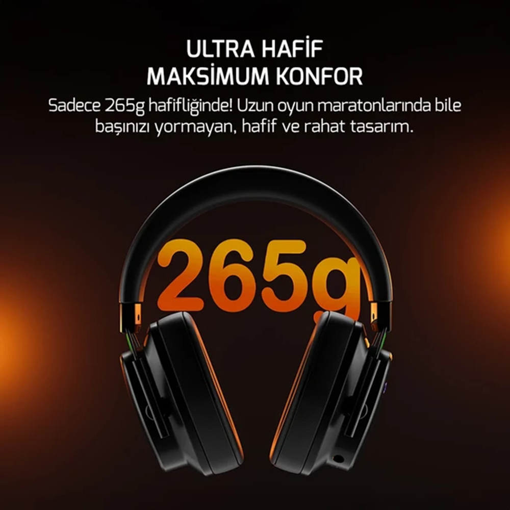 GAMEPOWER KAI TITANIUM ULTRA KABLOSUZ 7.1 SURROUND RGB GAMING HEADSET