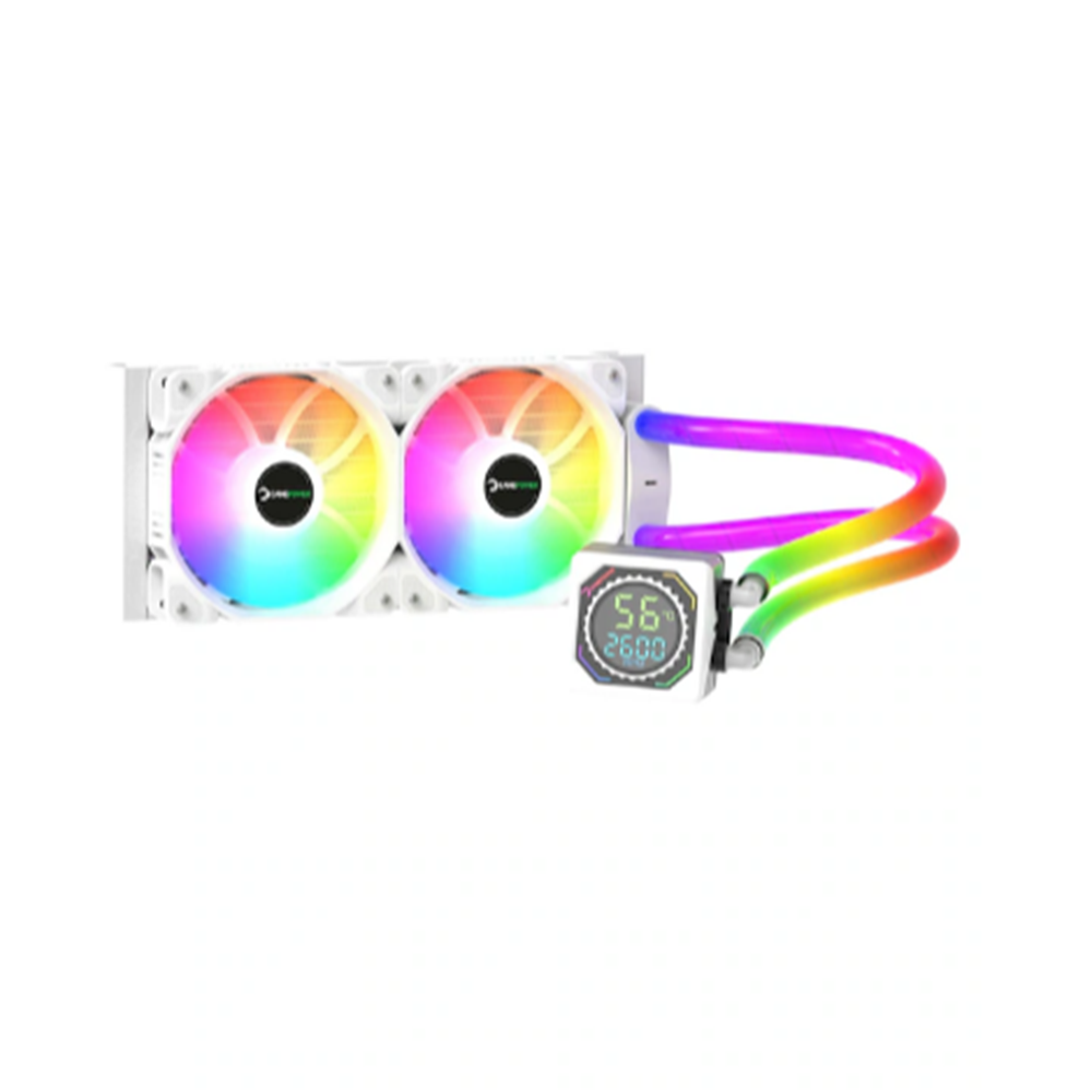 GAMEPOWER SKADI SQUARE BEYAZ 240 A-RGB SIVI SOĞUTUCU