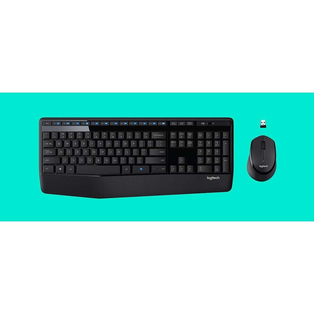 LOGITECH MK345 KALVYE MOUSE SET KABLOSUZ SİYAH 920-006514