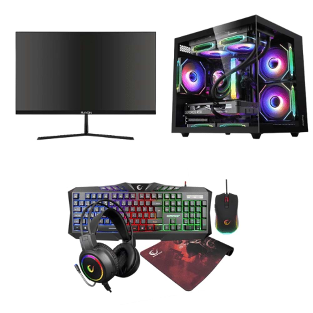 GAMING PC RYZEN 5-7500F/16 GB DDR5 RAM/ 512 GB SSD/ 8 GB RTX 5050/24