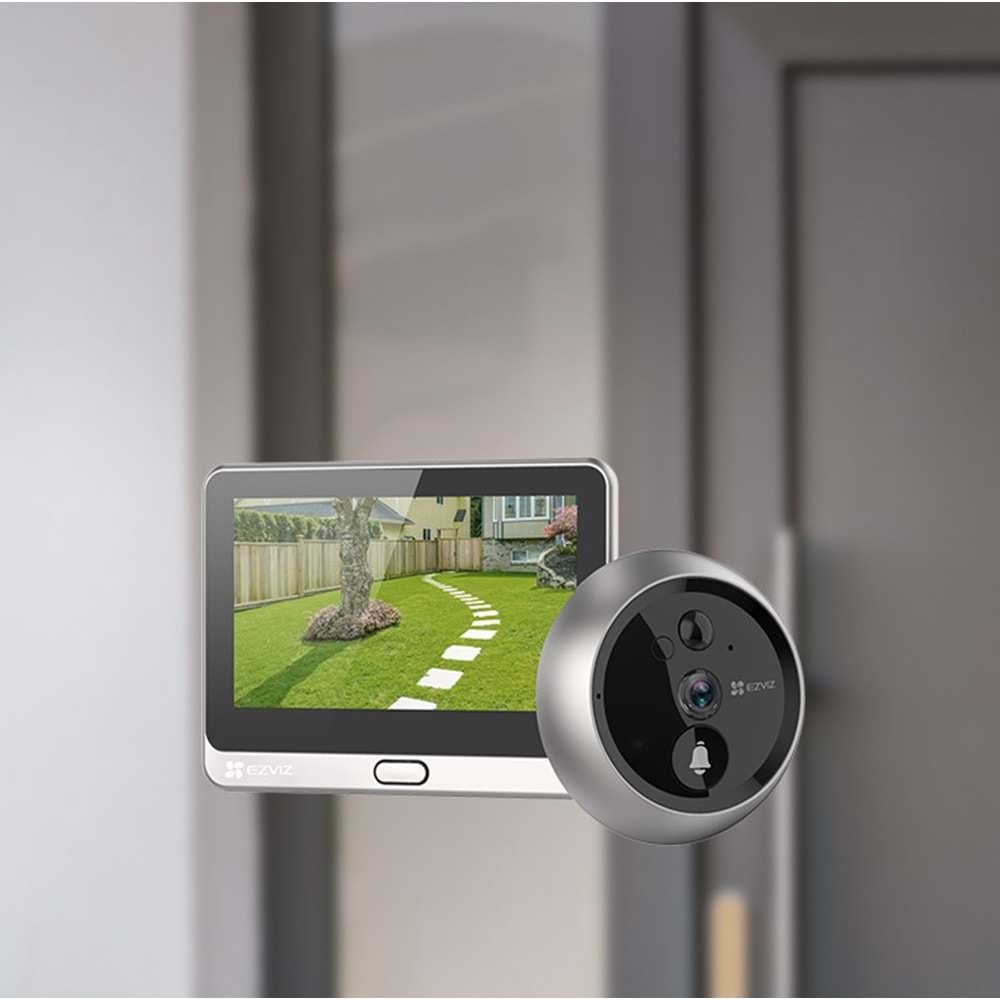 Ezviz Kablosuz Gözetleme Deliği Kapı Zili DP2