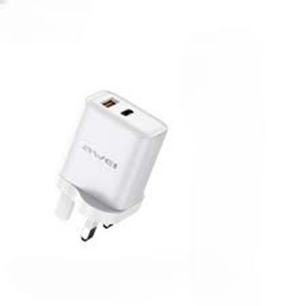 AWEI DUAL OUTPUT 22.5 W FAST CHARGING KIT LIGHTNING