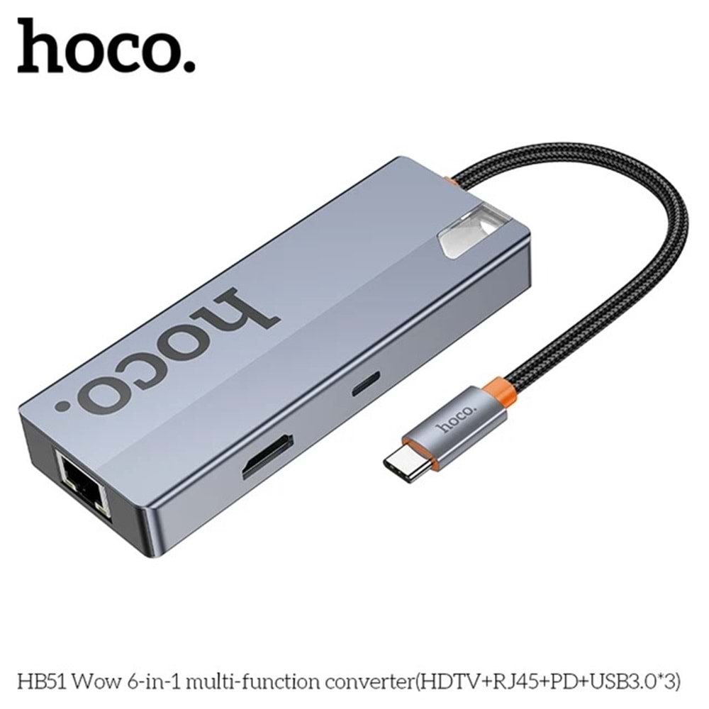 HOCO HB51 6 IN 1 DÖNÜŞTÜRÜCÜ