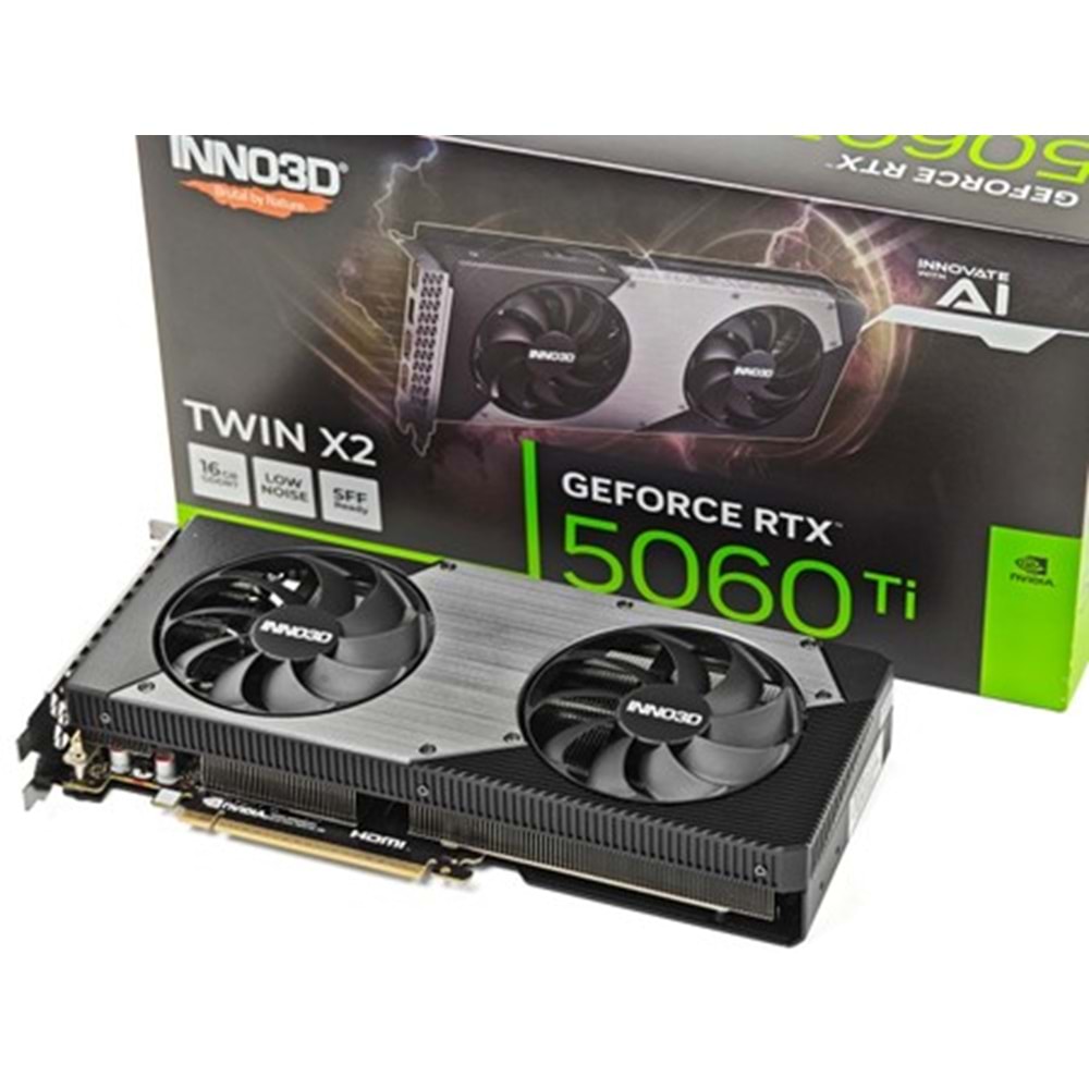 INNO3D RTX 5060Ti 8GB TWIN X2 128 BIT GDDR7 EKRAN KARTI