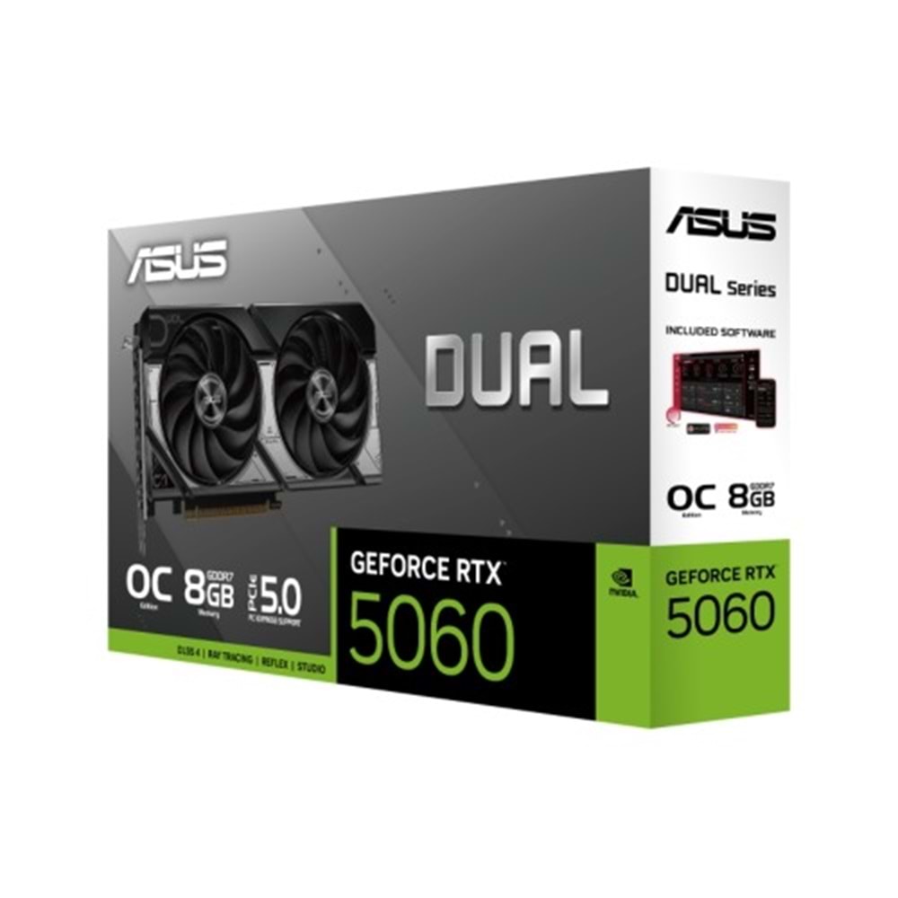 ASUS DUAL RTX 5060 8 GB 128 BIT GAMING EKRAN KARTI