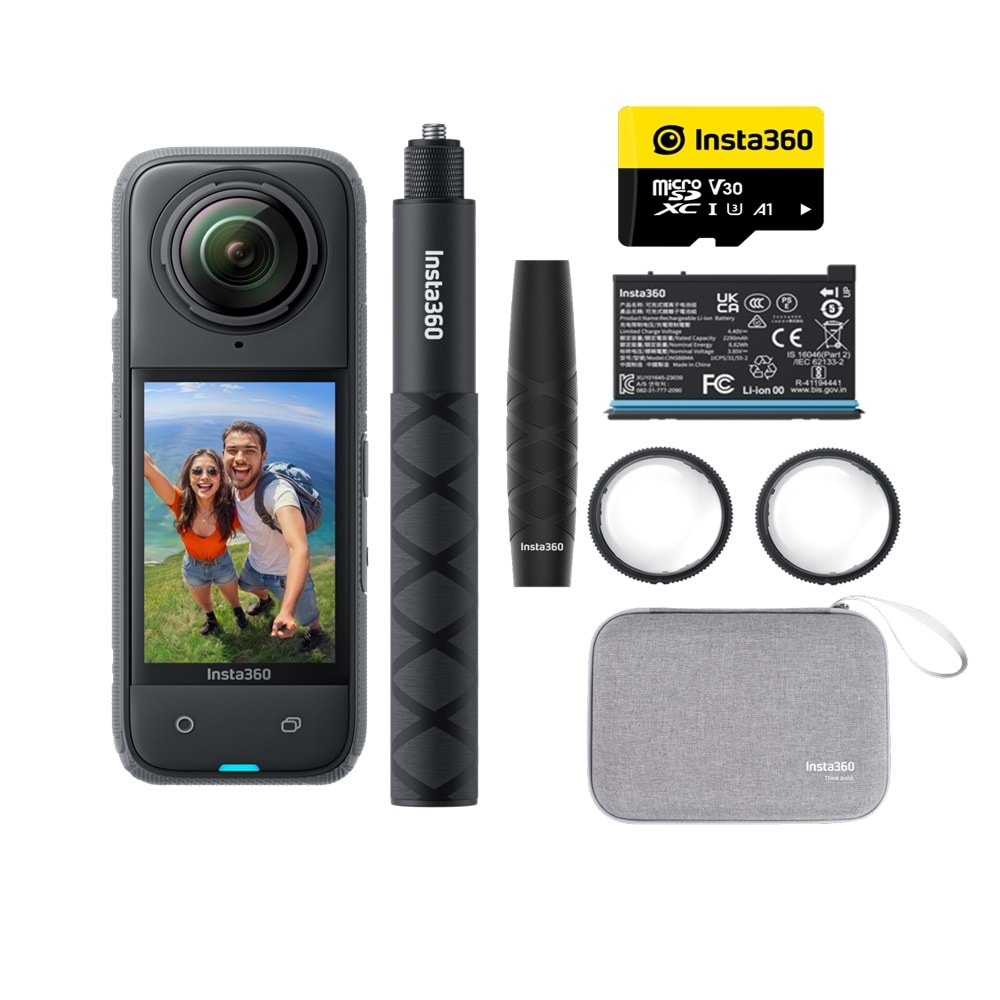 INSTA360 X4 ADVENTURE BUNDLE ACTION CAMERA