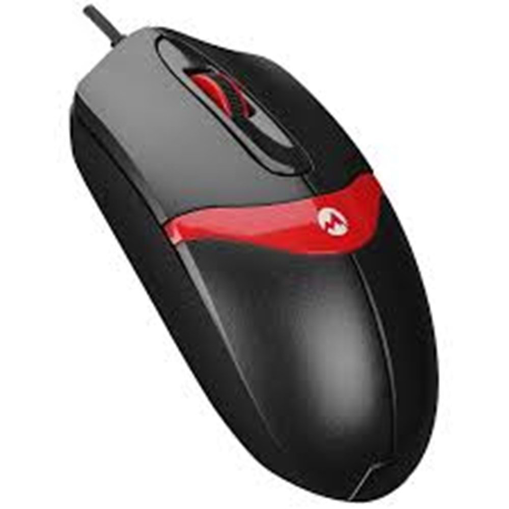EVEREST SM-220 USB SIYAH/KIRMIZI 1200 DPI 3D OPTIK MOUSE