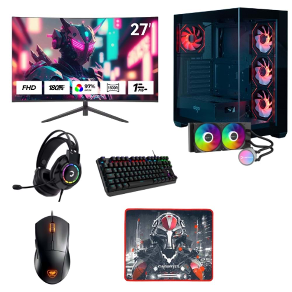 LANSMAN GAMING BUNDLE AMD RYZEN5-9600X 32 GB DDR5 RAM 12 GB RTX 5070 1TB SSD 750W