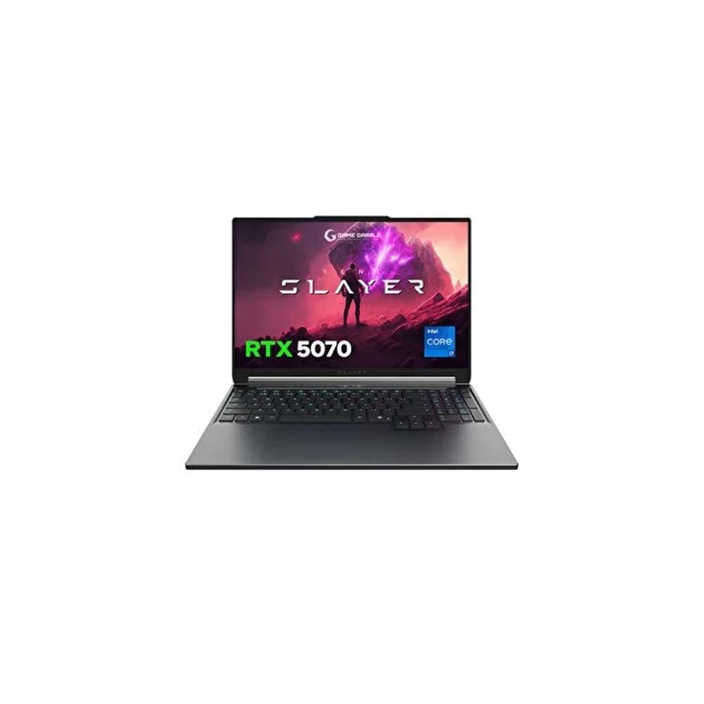 GAME GARAJ SLAYER X7T-5070 C2 I7-14650HX RTX 5070 32GB RAM 1T SSD 180Hz QHD 16