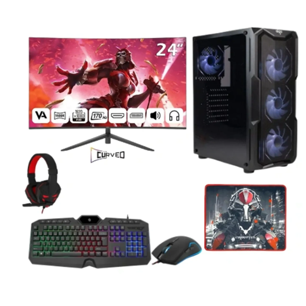 LANSMAN GAMING BUNDLE AMD RYZEN 5-5500 16 GB RAM 8 GB RTX5060 512 GB SSD 650W