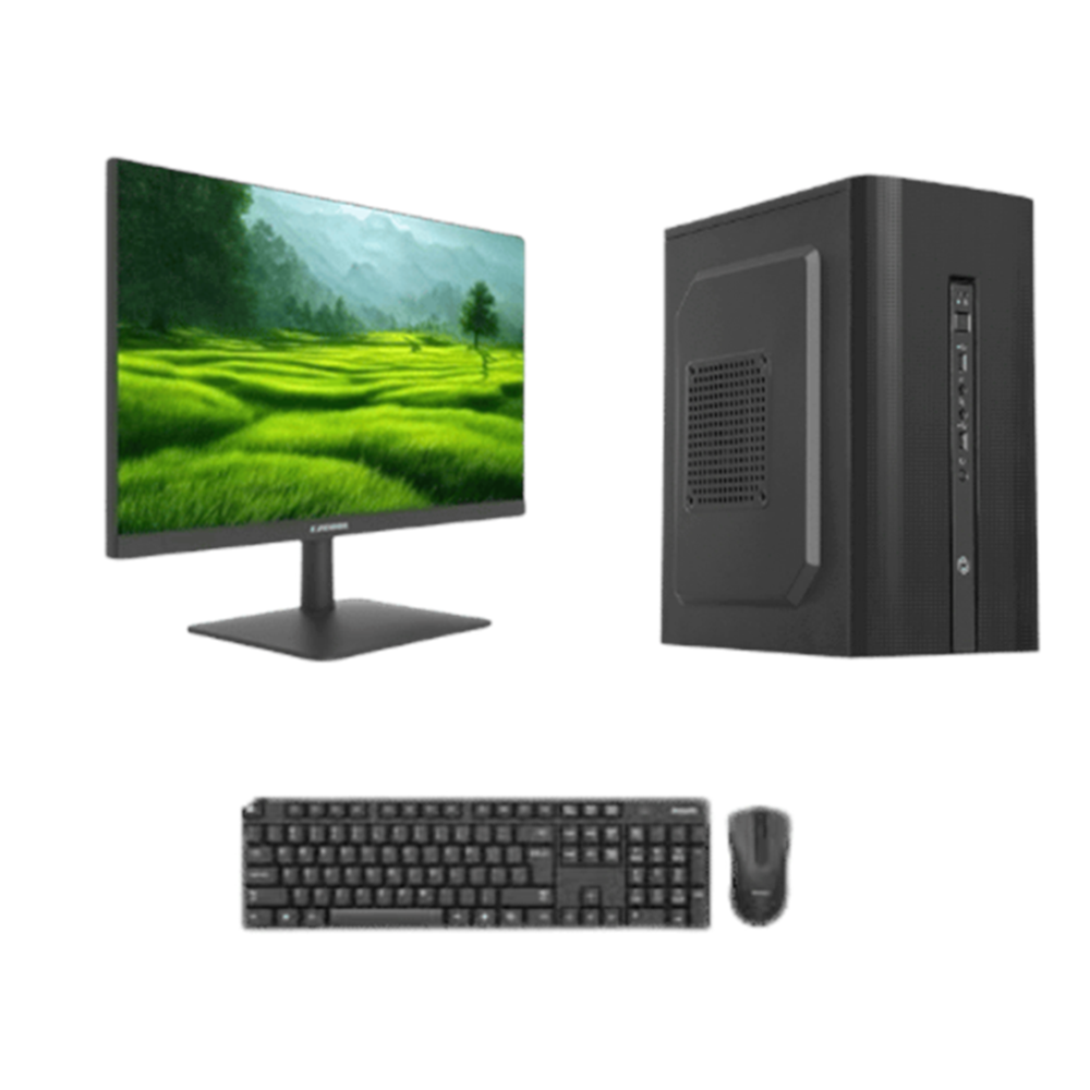 LANSMAN DESKTOP PC RYZEN5-5500 8GB 512 GB SSD 2GB GT610 FDOS 21.5 INCH 100HZ MONITOR KABLOSUZ KLAVYE MOUSE