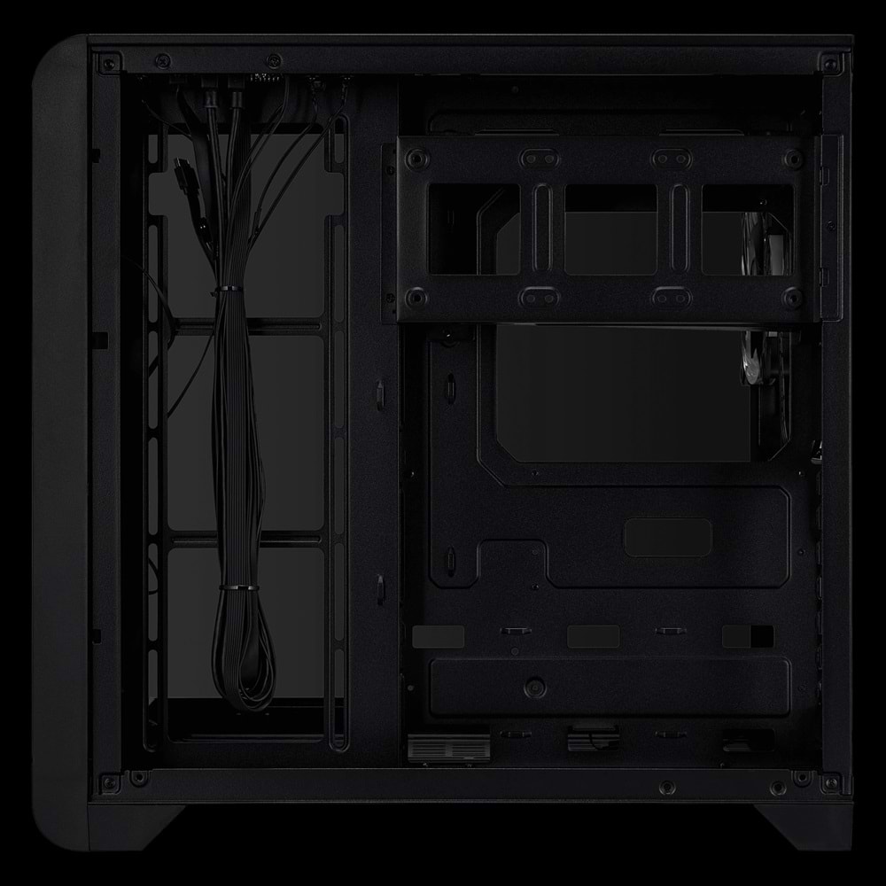 1ST PLAYER VT7 SİYAH 850W 80+ SILVER ATX 3.1 ARGB 4X12CM FAN TEMPERLİ CAM USB 3.0 ATX KASA