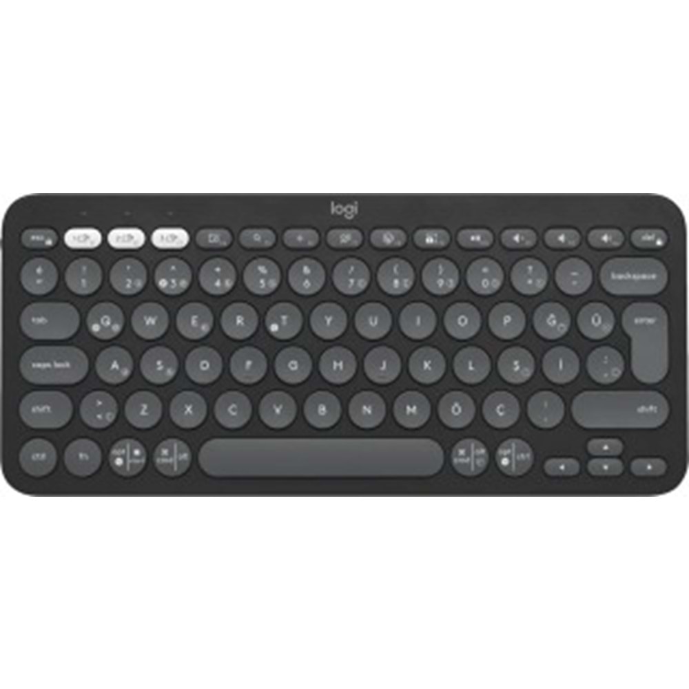 LOGITECH K380S PEBBLE BLUETOOTH GRAFIT KLAVYE