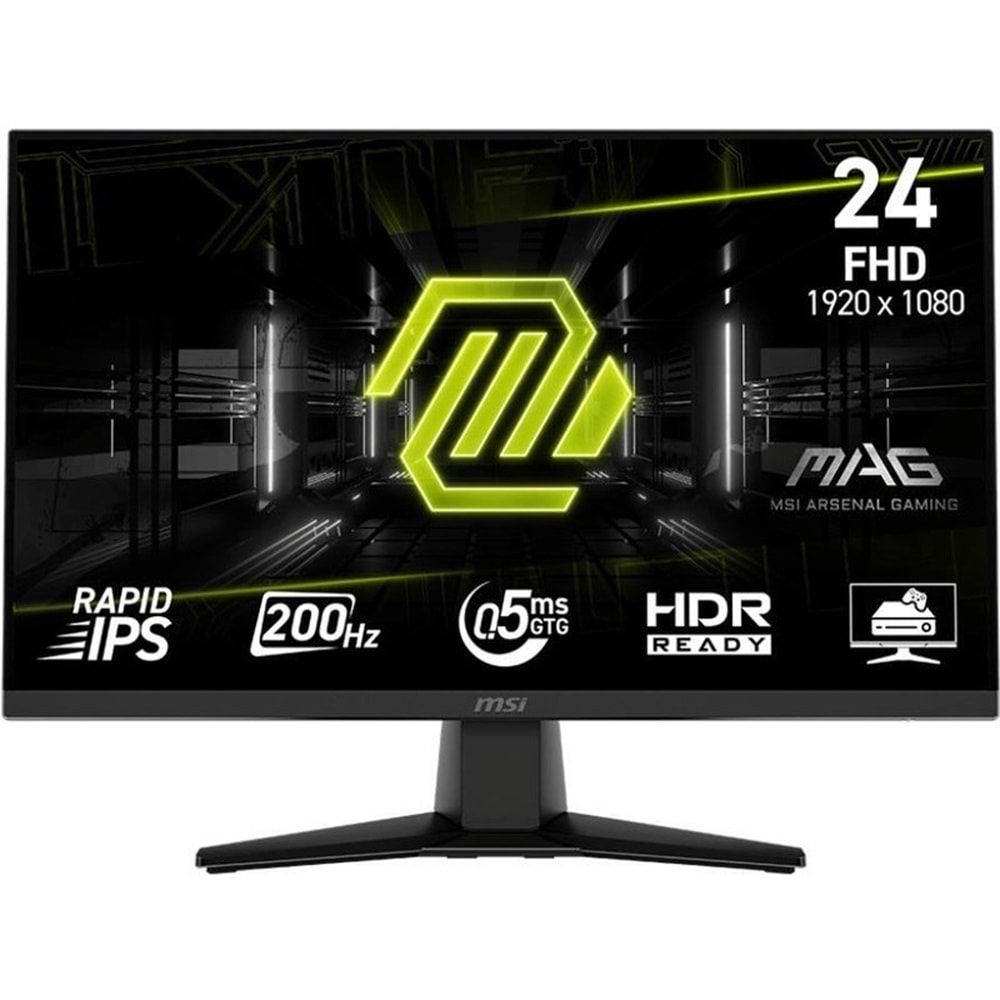 MSI MAG 242F 23.8¨ 200Hz 0.5ms Freesync Full HD Flat Rapid IPS Gaming Monitör