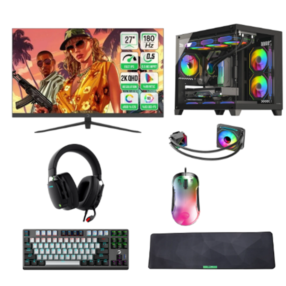 LANSMAN GAMING BUNDLE CORE i7-14700K 32 GB DDR5 RAM 16GB RTX5070Ti 1TB SSD 850W