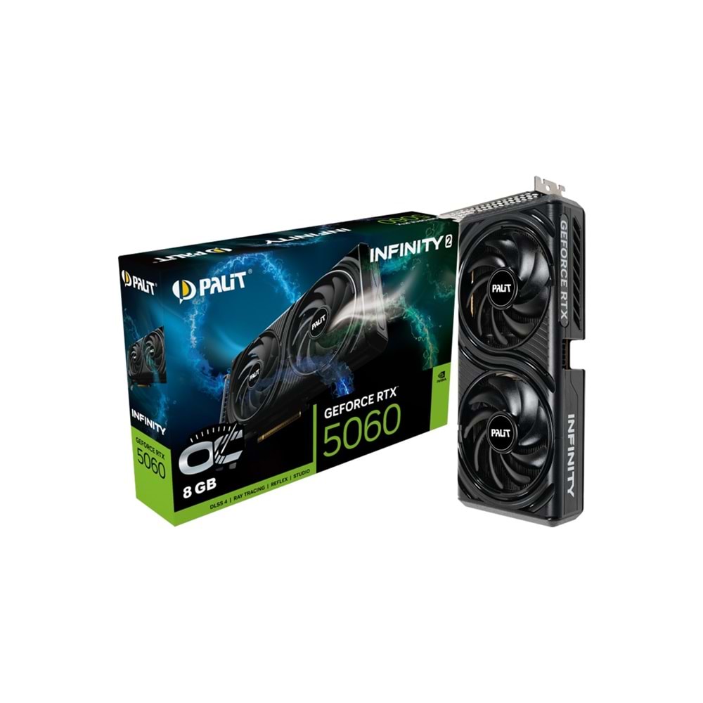 PALIT RTX 5060 DUAL 8GB 128BIT GDDR7 EKRAN KARTI