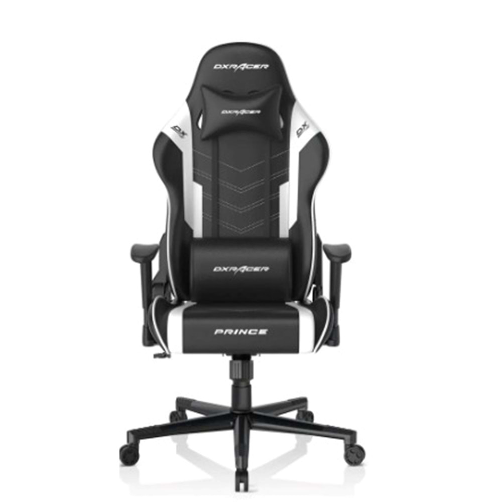 DXRacer P132 Yumuşak Yüzeyli Oyuncu Koltuğu Siyah/Beyaz