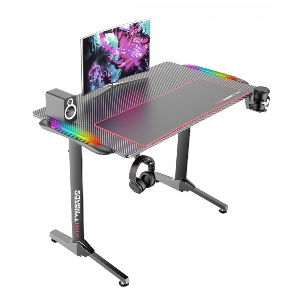 Twisted Minds T Design RGB Karbon Fiber RGB Gaming Oyuncu Masası
