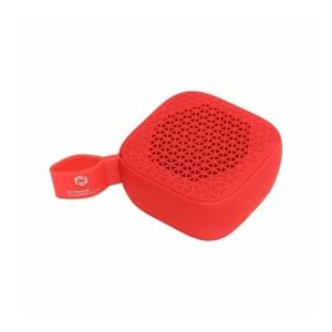FRISBY WIRELESS PORTABLE SPEAKER RED