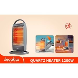 DECAKILA KEFH001B QUARTZ HEATER 1200W
