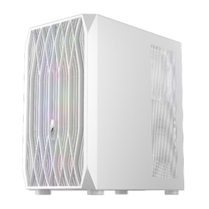 1 ST PLAYER ARIYA AY7 BEYAZ 650W 80+ ARGB 4X12CM FAN TEMPERLI CAM MESH USB 3.0 ATX KASA