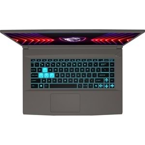 MSI THIN 15 B12VE-1626XTR INTEL CORE i5-12450H 16 GB RAM 512GB SSD 15.6 INCH FHD 144Hz NVIDIA 6GB RTX4050 DOS