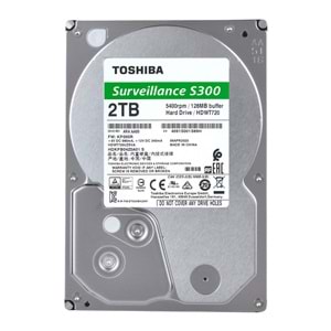 2TB TOSHIBA 5400RPM S300 SATA3 128MB 7/24 HDWT720UZSVA