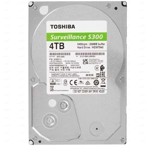 TOSHIBA 3.5Inch S300 4 TB 256MB 5400RPM HDWT840UZSVA