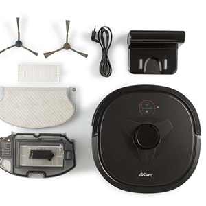 ARZUM AR4304 ROBOTEK X4 LDS AKILLI ROBOT SÜPÜRGE SİYAH