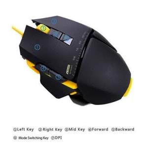 JAMES DONKEY 325S-OU 3000DPI GAMER MOUSE SİYAH