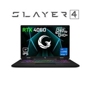 GAME GARAJ SLAYER4 7XL GAMING LAPTOP INTEL i7-14700HX 16GB RAM 1TB SSD RTX 4060 17.3