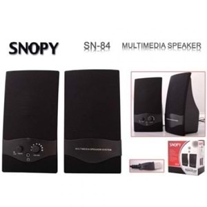 SNOPY SN-84 1+1 SİYAH USB HOPARLÖR