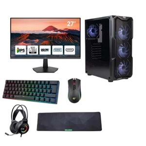 LANSMAN GAMING PC INTEL i7-12700KF/32 GB DDR5 RAM/1 TB NVME SSD/RTX 5060/650W 80+/27