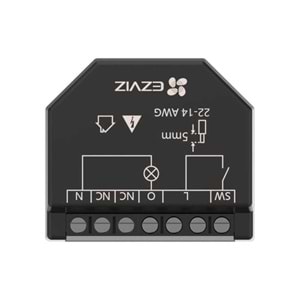 EZVIZ AKILLI PRİZ RÖLESİ WİFİ 2PM T36