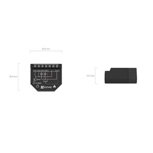 EZVIZ AKILLI PRİZ RÖLESİ WİFİ 2PM T36