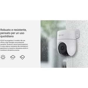 EZVIZ Yatay ve Dikey Hareketli Wi-Fi Kamera H8C 1080P 2MP